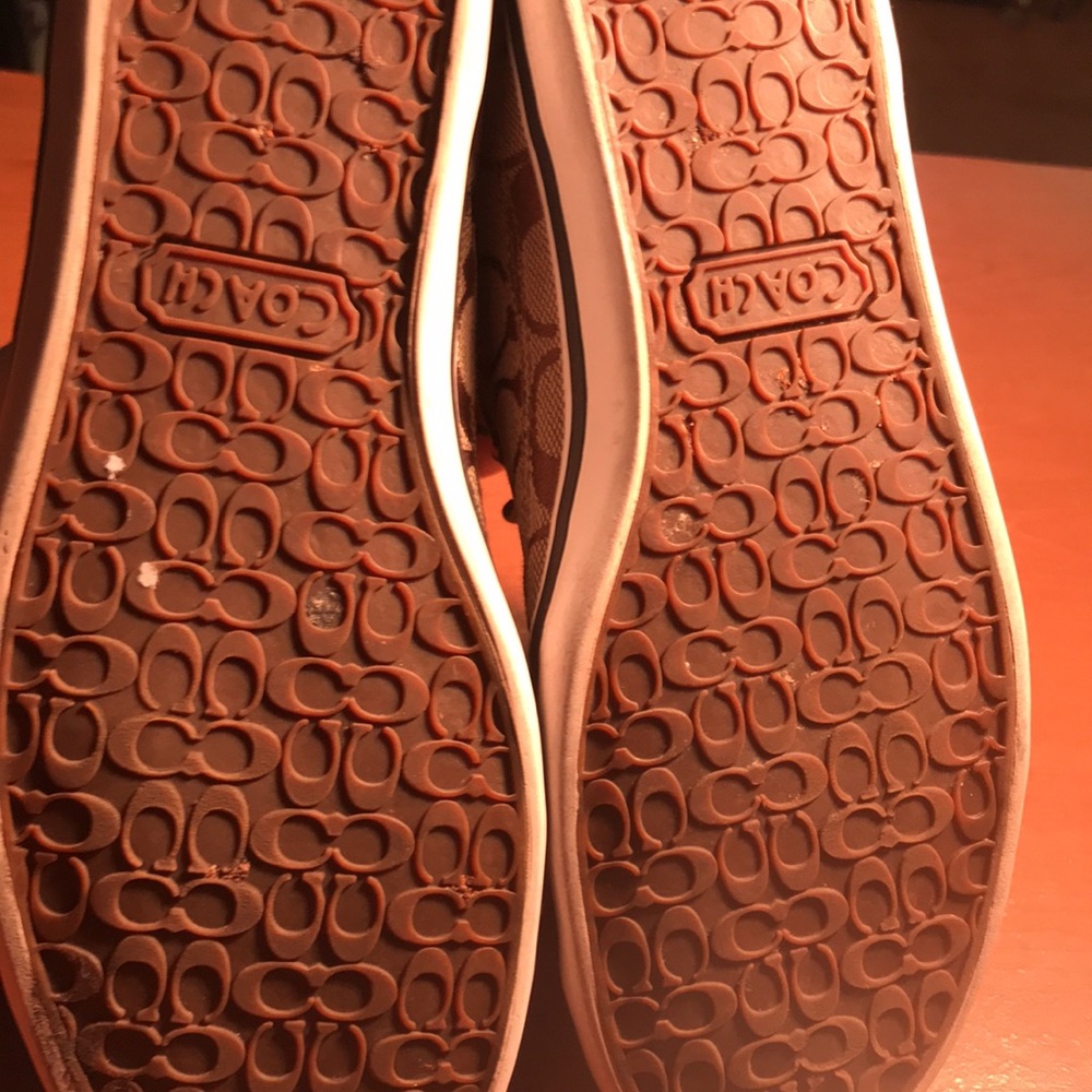 Authentic Stringless And Tattered Coach Sneakers - image 7